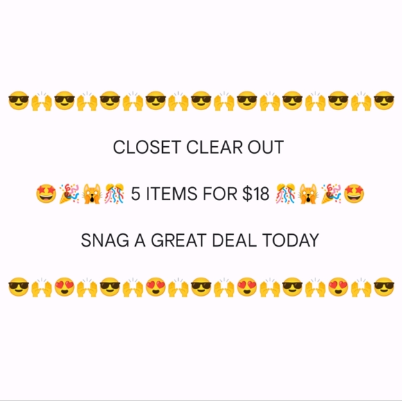 Accessories - SUPER SALE - 5 items for $18 - PLEASE READ